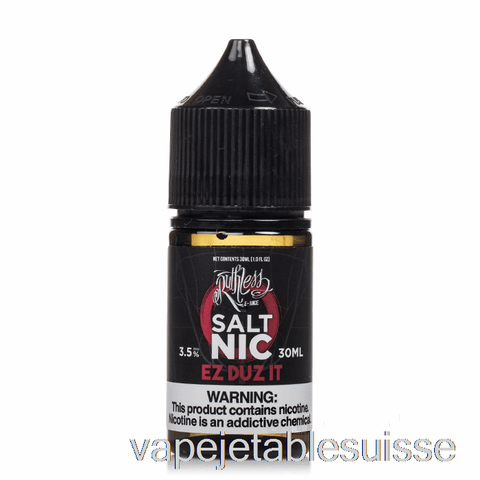 Vape Suisse Ez Duz It - Sel Impitoyable - 30ml 50mg